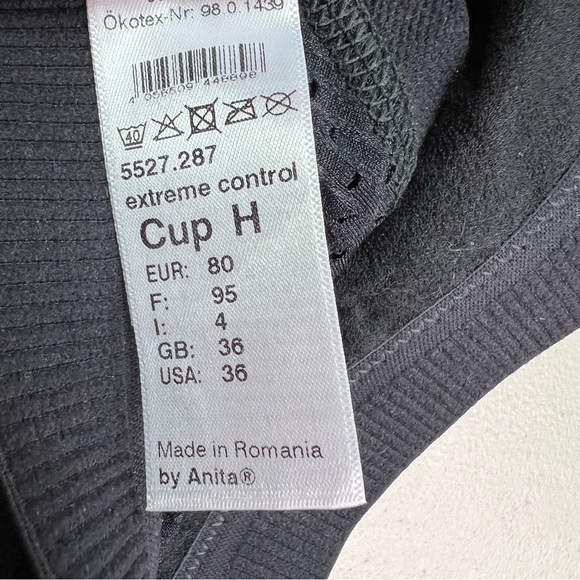 Anita NWT Extreme Control 36H Mosaic Leopard Print Sports Bra - Picture 12 of 13